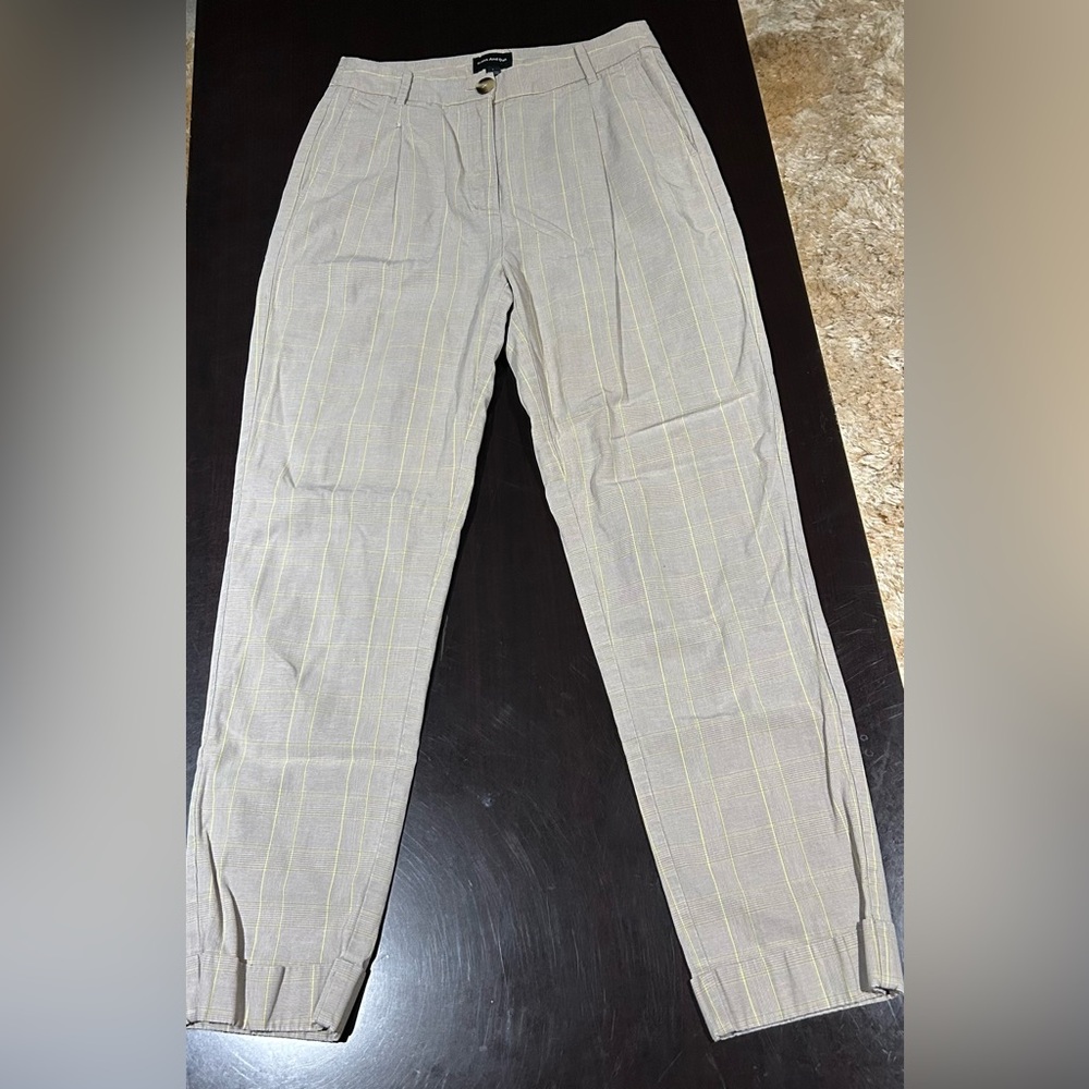 SALE 💙 Frank & Oak 💙 Gray Yellow Striped Pants Sz 4